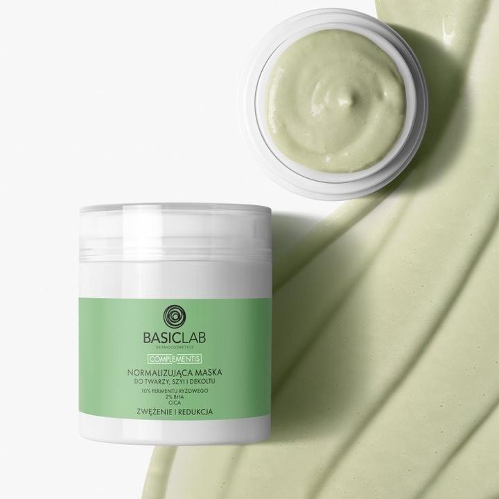 Actual product image BasicLab Normalizing Face, Neck and Decollete Mask (50 ml)