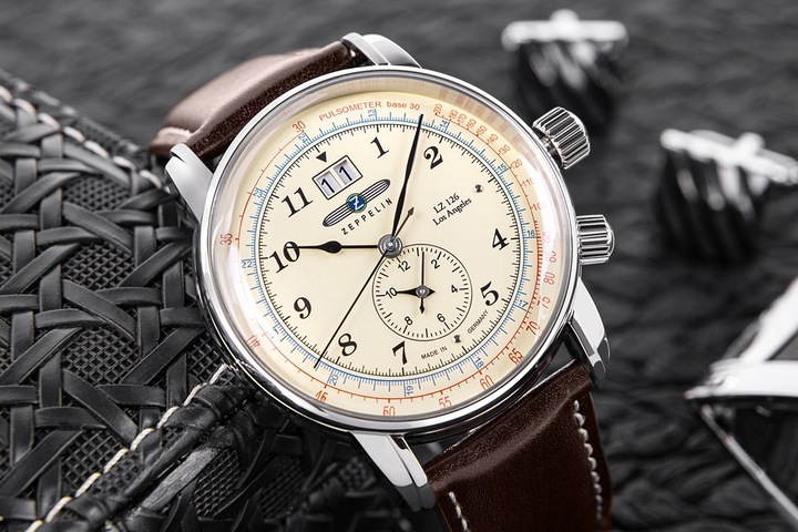 Immagine prodotto Zeppelin Los Angeles (Cronografo, Orologio da polso analogico, 43 mm)