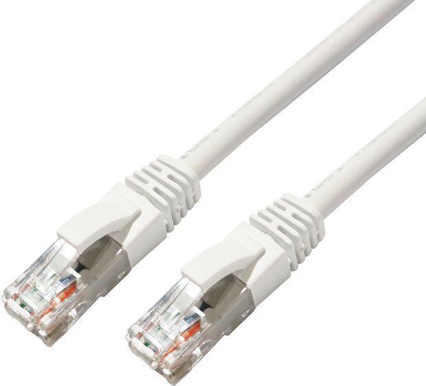 Actual product image MicroConnect MC-UTP6A0025W Network Cable White 0.25 m Cat6a U/UTP (UTP) (U/UTP, CAT6a, 0.25 m)