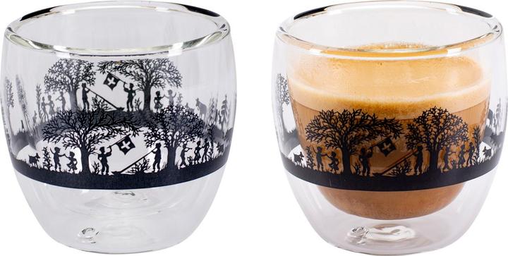 Produktbild Kadastar Espresso Becher Bergchilbi 80 ml, 2 Stück, Transparent (80 ml, 2 x)