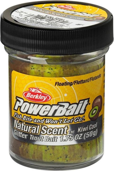Berkley Powerbait Natural Scent Glitter Fruit - Kiwi Cool