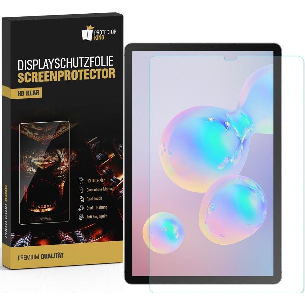 Protectorking 4x Premium Displayschutzfolie 3D KLAR (4 Stück, Galaxy Tab S6 Lite), Tablet Schutzfolie