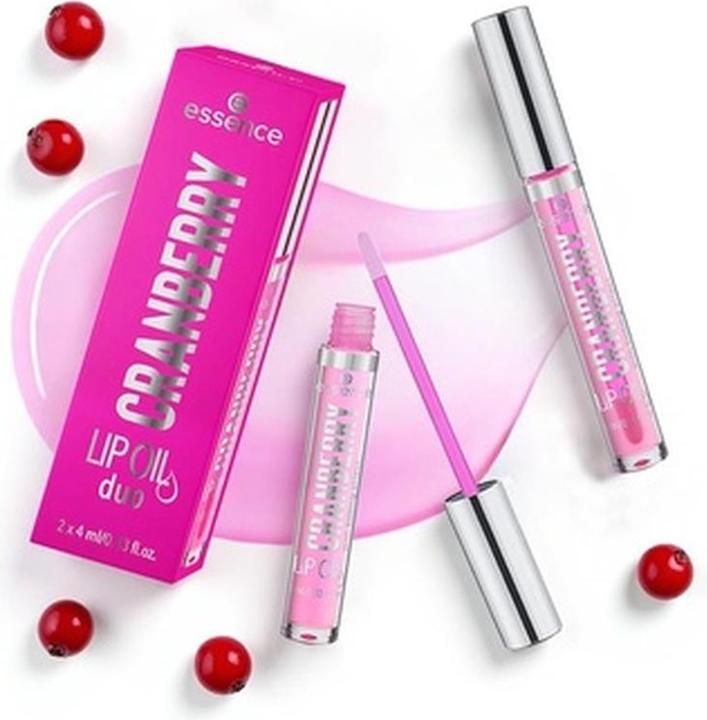 Produktbild essence CRANBERRY LIP OIL duo (2, #fdd0c7, Ivory)
