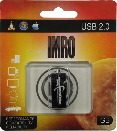Image du produit IMRO Clé USB EDGE/8G USB Type-A 2.0 (8 Go, USB-A, USB 2.0)