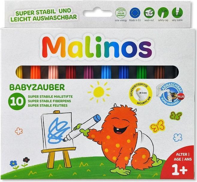 Immagine prodotto Malinos Pennarelli magia bambino (Multicolore, 10 x)