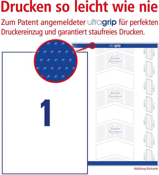 Actual product image Avery Universal labels