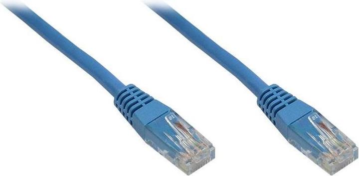 Actual product image Varia Patch cable, Cat. 6, U/UTP, blue, 1.5 m (U/UTP, CAT6, 1.50 m)