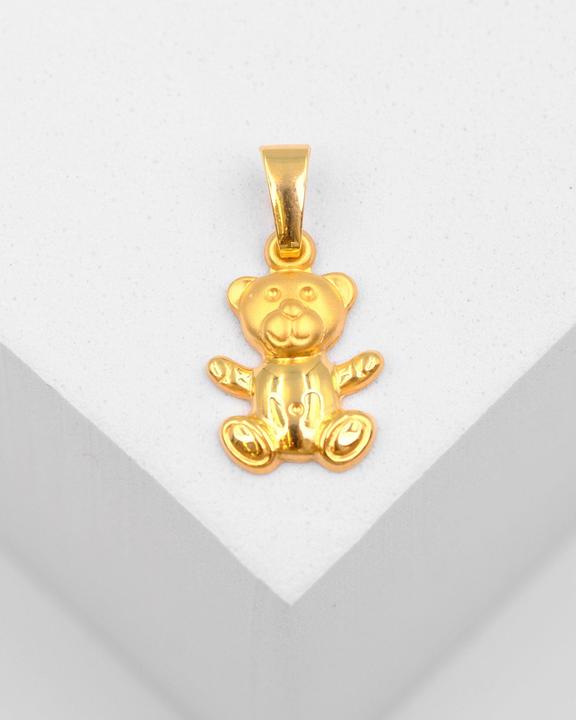 Image du produit Muau Pendant bear yellow gold 750, 18x9mm (Or jaune 750/18K)