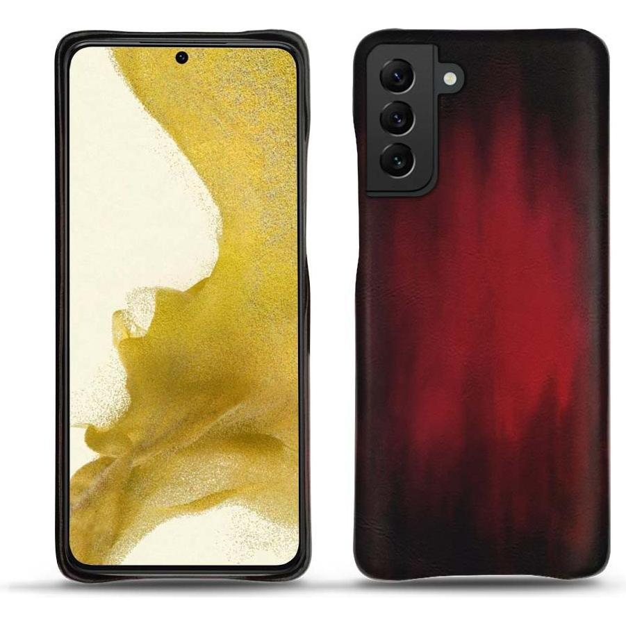Noreve Lederschutzhülle (Samsung Galaxy S22), Smartphone Hülle, Rot