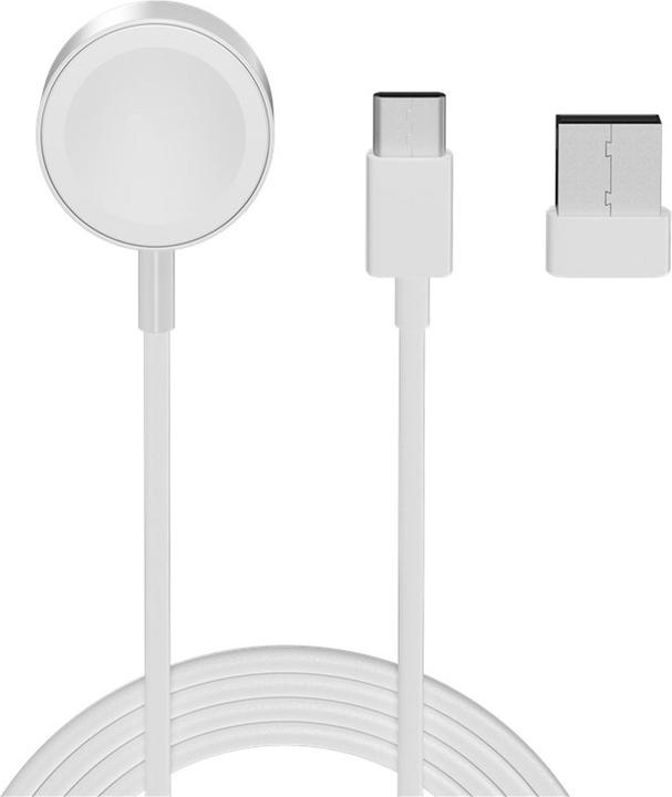 Immagine prodotto AccuCell Ladekabel Apple Watch Ultra 49mm, Apple Watch Serie 8, SE, 7, 6, 5, 4, 3, 2, USB-C