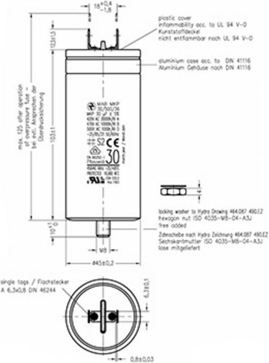 Produktbild MKP-Motorkondensatoren