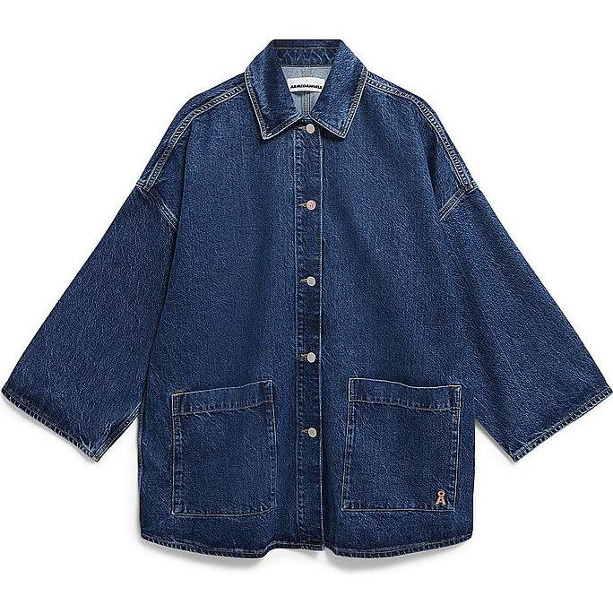Armedangels, Damen, Jacke, Jeansjacke DRAAPY (L), Blau, L