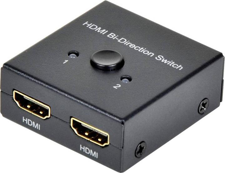 Actual product image Maxtrack CS 32 HDMI 4K bidirectional switcher