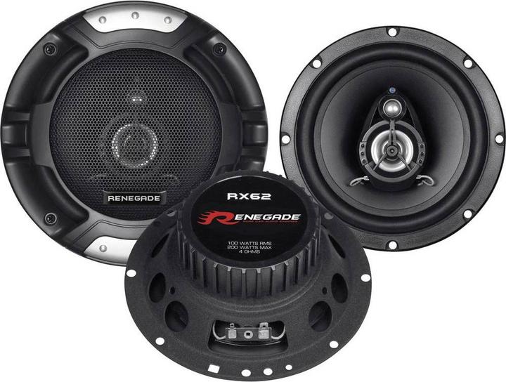 Renegade 2-Wege Koaxial Autolautsprecher (200 W, 16.50 cm)