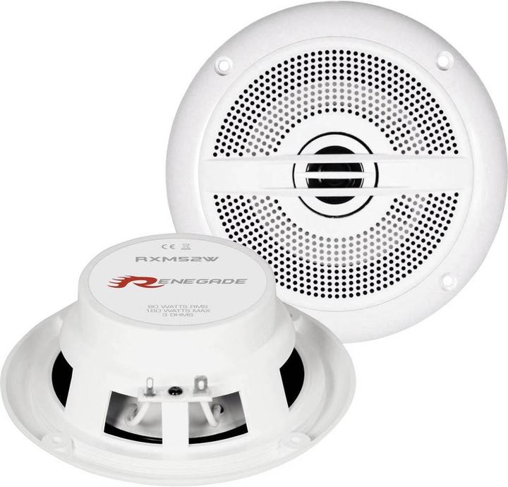 Renegade 13 cm (5.25″) Outdoor 2-Wege Koaxial-Lautsprecher (160 W)