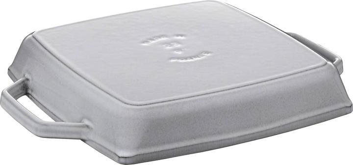 Actual product image Staub Grill pan with 2 handles (28 cm, Grill pan, Cast iron)