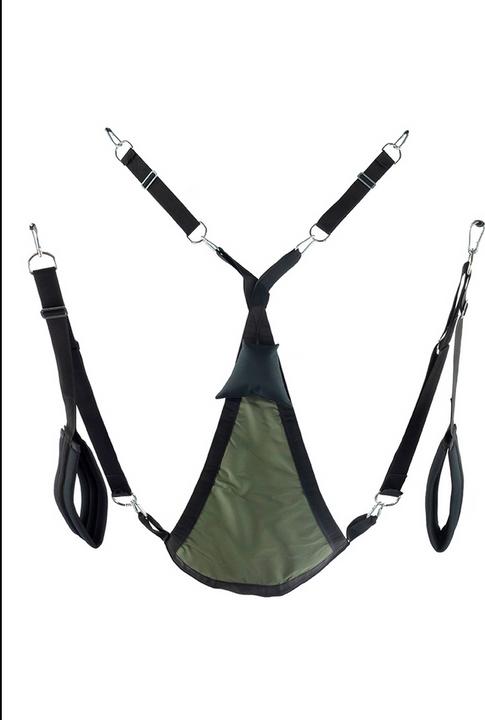 Actual product image Mr. Sling Triangle canvas sling - 3 or 4 points - Full set - Kaki