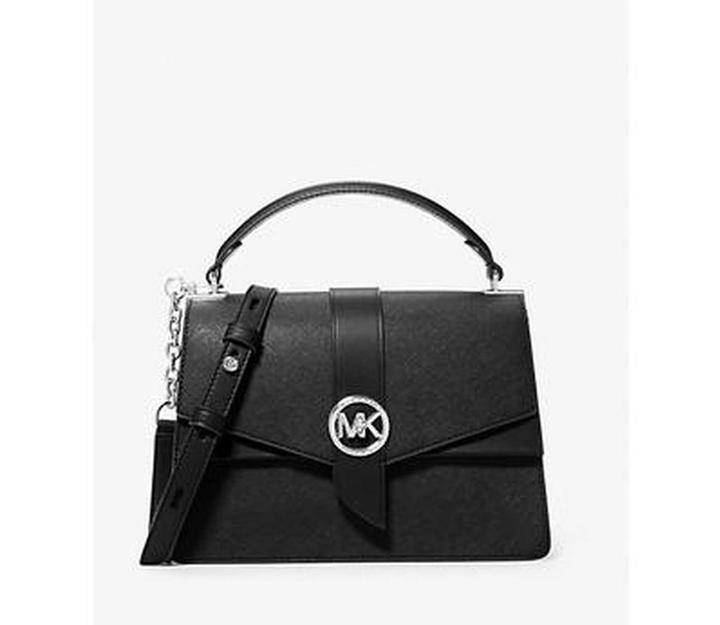 Actual product image Michael Kors Greenwich Medium Leather Handbag