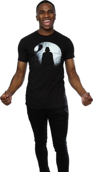Actual product image Star Wars Mens Darth Vader Silhouette Cotton T-Shirt (XL)