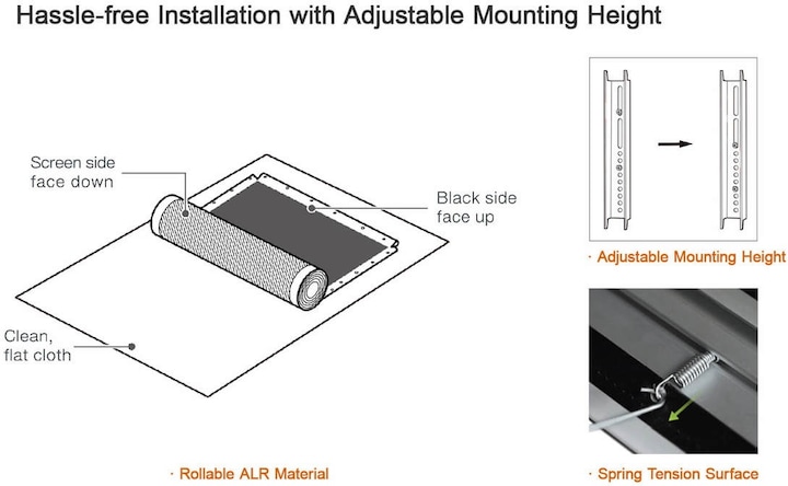 Actual product image AWOL Vision Daylight ALR (100", 16:9)