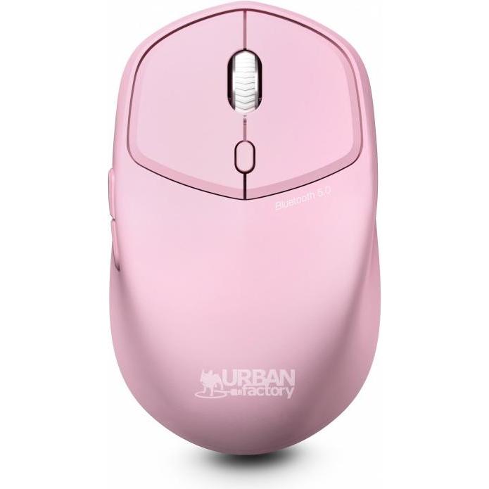 Urban Factory Souris sans fil Bluetooth ambidextre Onlee (Rose) (Senza fili), Mouse, Rosa