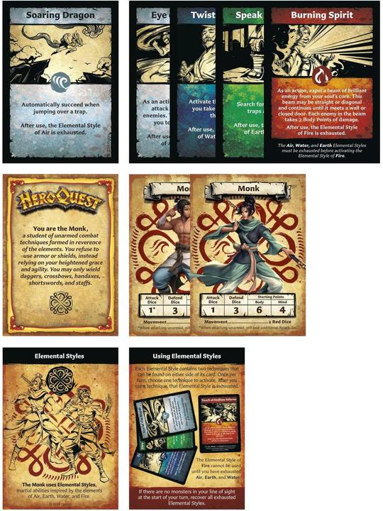 Produktbild Hasbro Gaming HeroQuest Hero Collection Der Pfad des wandernden Mönchs (Deutsch, 2 - 5 Spieler)