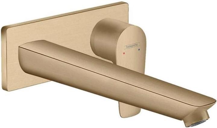 hansgrohe Talis E Einhebel-Waschtischmischer Unterputz für Wandmontage (brushed bronze)