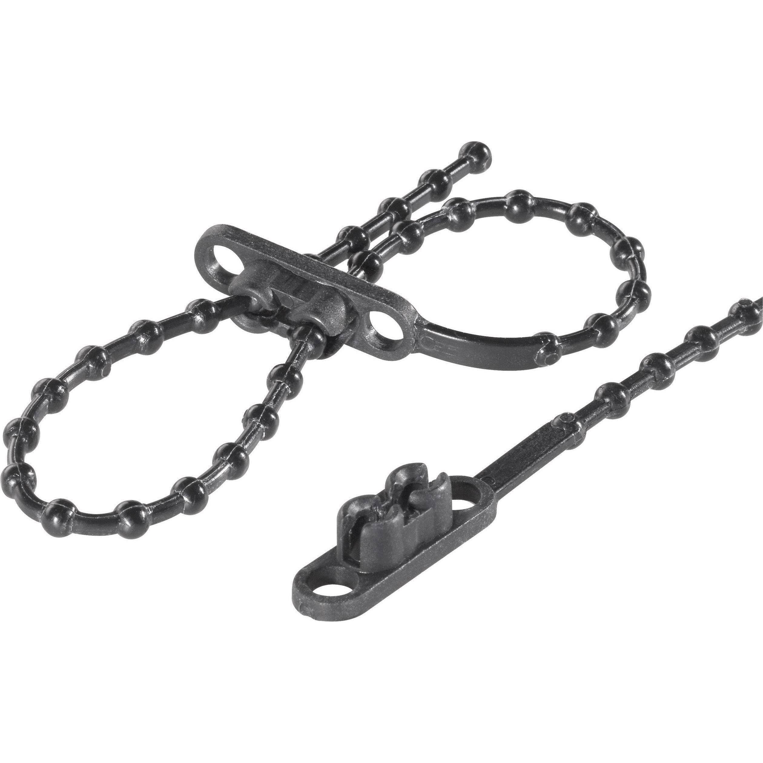 Tru Components Doppelkopf-Knotenband, lösbar (145 mm, 100 Stk.) (1592905)