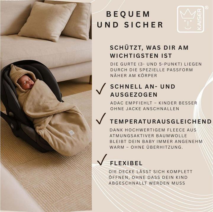 Immagine prodotto Kaiser CALLIE CORD Einschlagdecke (80 x 40 cm)