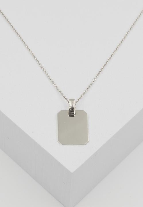 Image du produit Muau Plaque de gravure Rectangulaire (Or blanc 750)