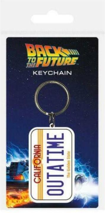 Image du produit Back to the Future Porte-clés plaque d'immatriculation