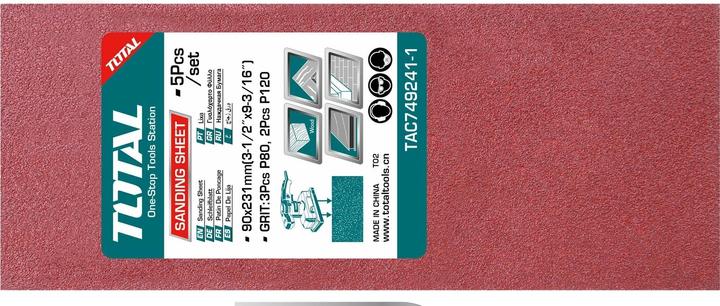 Actual product image Total Vibratory sander, 320 W, industrial (Eccentric grinder, Sander, 320 W)