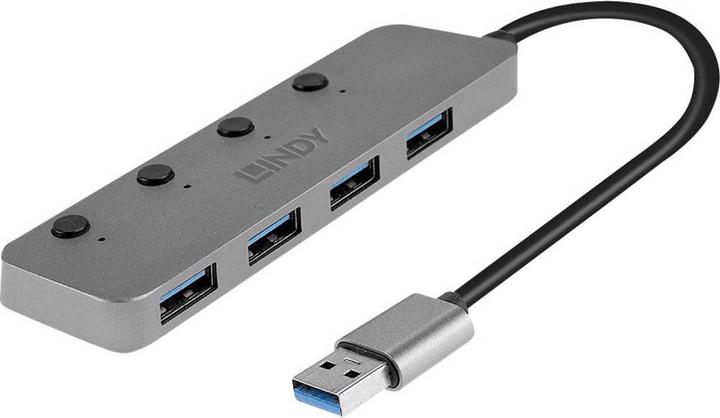 Immagine prodotto Lindy Hub USB 3.0 (USB-A, 4 porte)