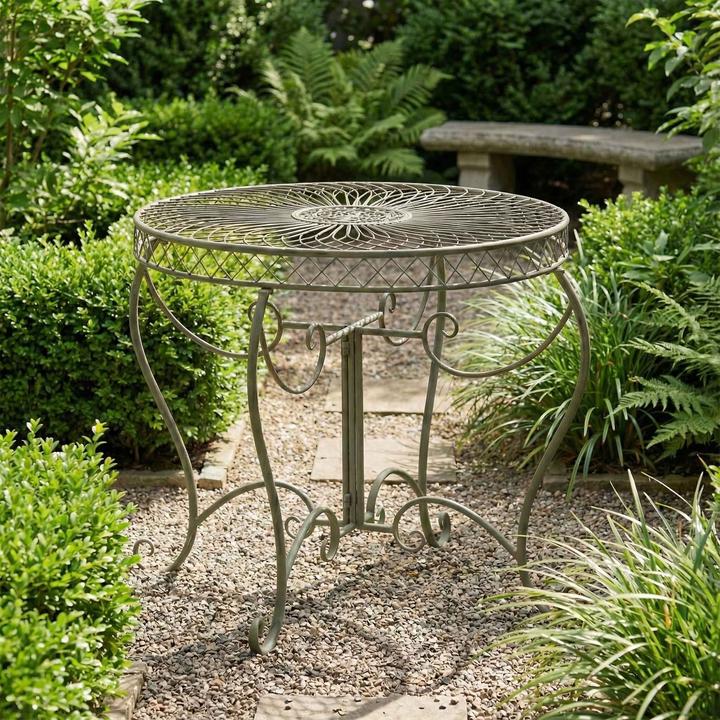 Image du produit CLP Table Sheela, vert antique (90 x 69 cm)