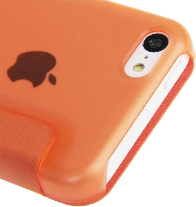 Actual product image König Design Mobile phone case with window for Apple iPhone 5C orange (Apple iPhone 5c)