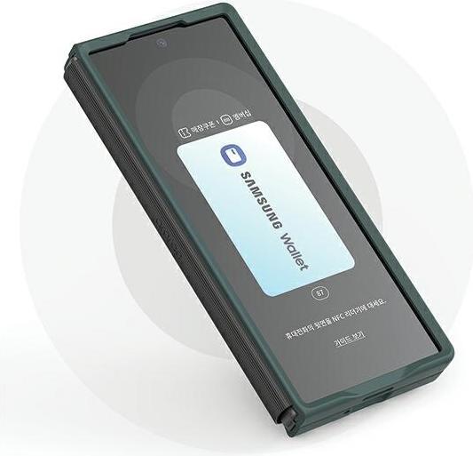 Actual product image GCS etui Aero Flex Sam Z Fold6 zielony/green AR20-02030B (Samsung Galaxy Z Fold6)