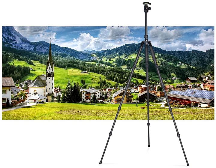 Actual product image Sirui T-1005 Allrounder Tripod Aluminium with Head K-10II (Metal)