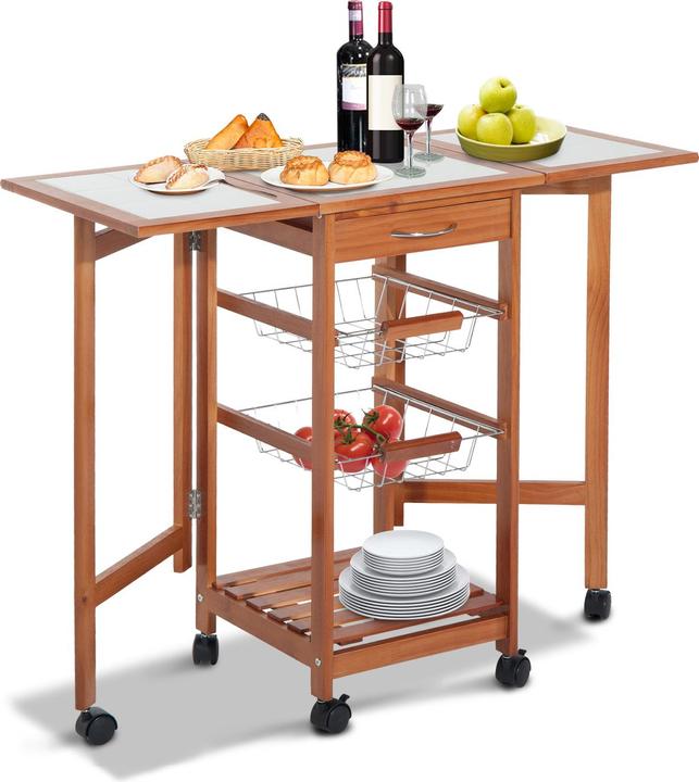 Actual product image Homcom Kitchen trolley