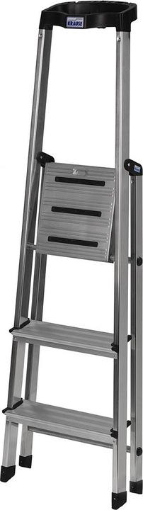 Actual product image Krause Safety Folding ladder silver (Folding step, 45 cm)