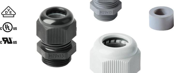 Produktbild Jacob Stopfbuchsbrille Perfect M25x1,5 mit reduzierter Spannweite und langem Gewindekabel Ø 9-14 mm