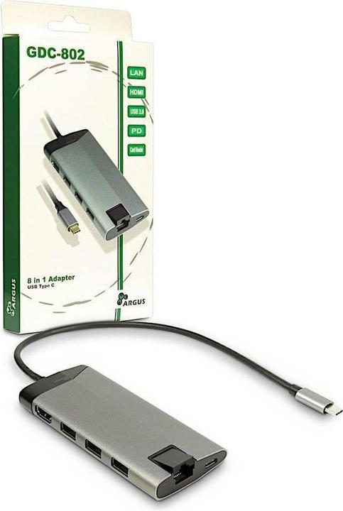 Produktbild Intertech Argus GDC-802 (USB-C, 1 Ports)
