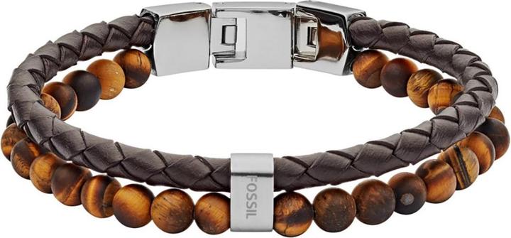 Produktbild Fossil Vintage Casual (19 cm, Edelstahl, Leder)
