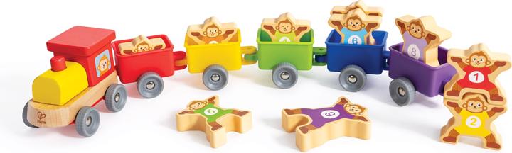 Hape Äffchen und Zahlen-Spielzeugzug