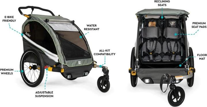 Actual product image Burley D'Lite X, Gris-Vert