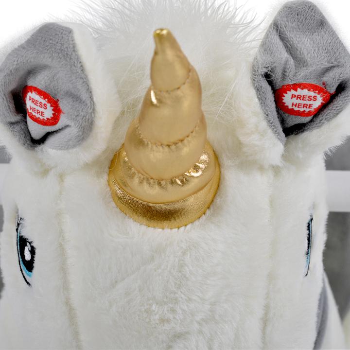 Actual product image Moni Plush unicorn rocking animal Moon