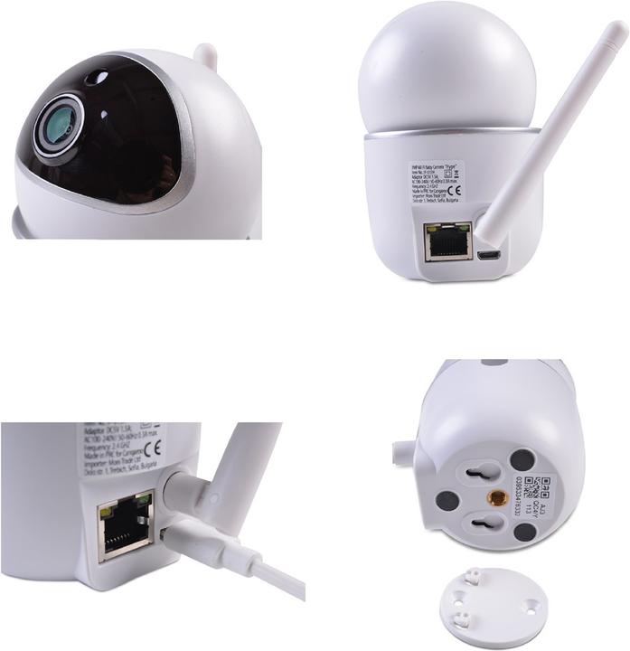 Actual product image Cangaroo Baby Monitor Hype, Wi-Fi/Lan (Video & Audio, 300 m)