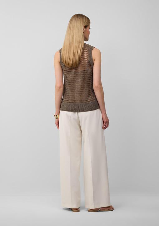 Immagine prodotto S.Oliver Strickpullunder Top aus leichtem Lochstrick mit Rippbündchen (42)