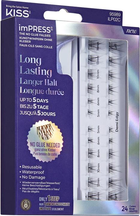 Produktbild KISS Impress False Eyelashes 02 - Long Lasting Press On Eyelashes (Künstliche Wimpern)