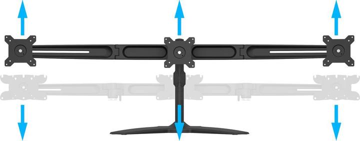 Actual product image Multibrackets EX Kit Triple (Table, 24")