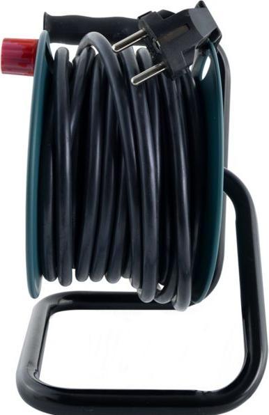 Actual product image REV Kabeltrommel Mini 3-fach 10m petrol/schwarz 0010042100 (10 m, 1.50 mm²)